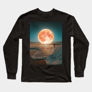 Supermoon Long Sleeve T-Shirt